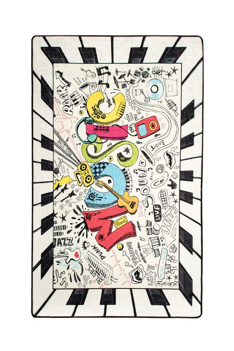 Conceptum Alfombra Music Multicolor 140 x 190 cm Conceptum Alfombra Music Multicolor 140 x 190 cm
